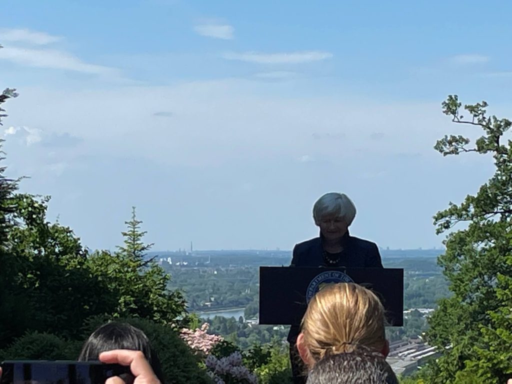 US-Finanzministerin Janet Yellen auf dem G7-Gipfel